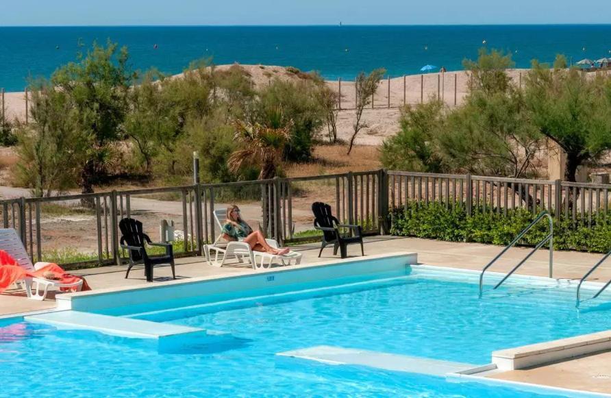 Les Pieds Dans L'Eau A Palavas ! Mer A 50 M ! Mhome 6 Pers Climatise T Confort Camping 4 Etoiles Exterior foto